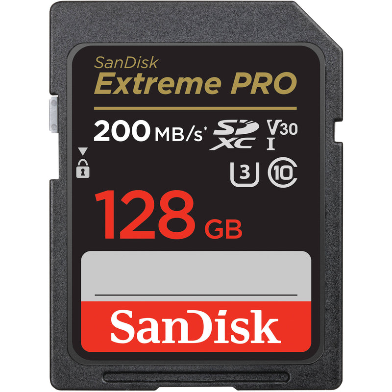 SanDisk 128GB 200MB/s  Extreme PRO UHS-I SDHC Memory Card