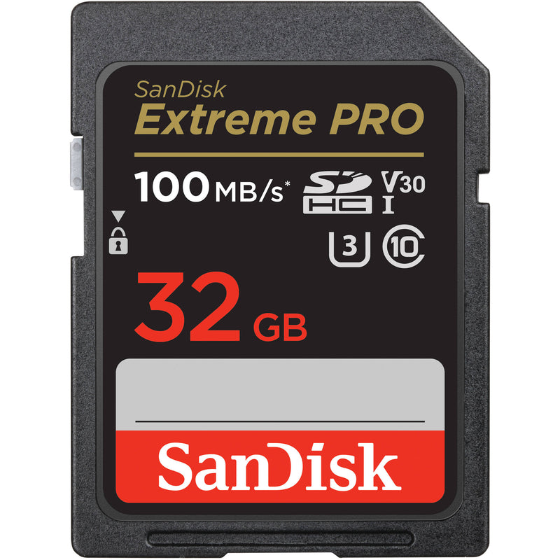 SanDisk 32GB 100MB/s  Extreme PRO UHS-I SDHC Memory Card