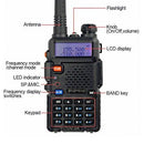 Baofeng UV-5R 5W Dual Band Radio Walkie (Single)